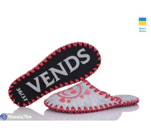 Тапки жіночі на весну/осінь (9 пар р.36-41) сірий  "Activ"