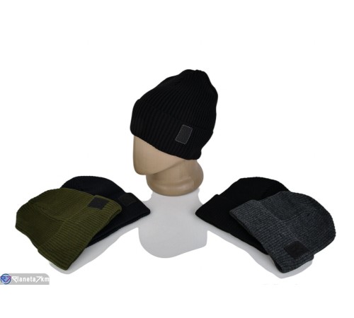 Шапка чоловіча на весну/осінь (5 шт. р.сетка One size) мікс  "CAROLLA"