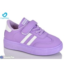 Дитячі кросівки на весну/осінь (8 пар р.27-32) фіолетовий  "Comfort-baby"