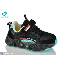 Дитячі кросівки на весну/осінь (7 пар р.26-30) чорний  "Comfort-baby"