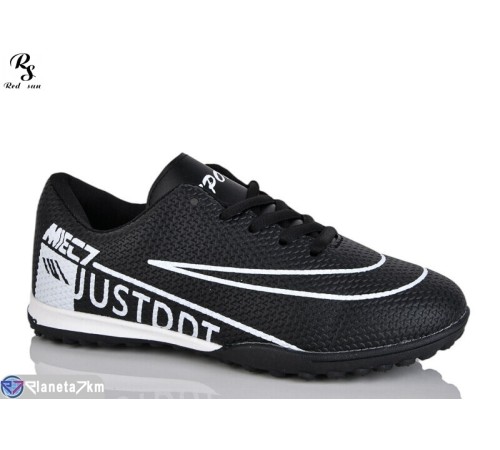 Футбольне взуття дитяче на весну/осінь (8 пар р.36-41) чорний  "Red Sun"