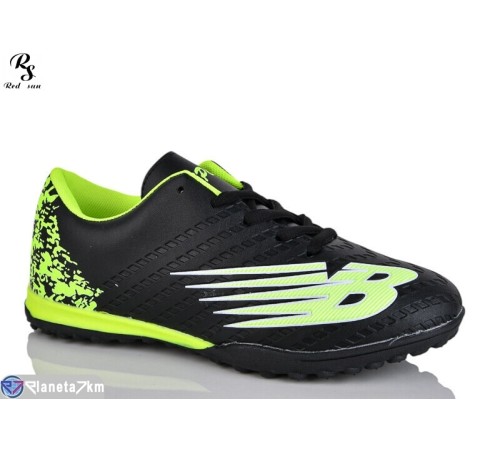 Футбольне взуття дитяче на весну/осінь (8 пар р.36-41) чорний  "Red Sun"