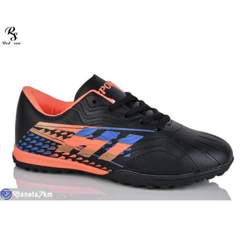 Футбольне взуття дитяче на весну/осінь (8 пар р.36-41) чорний  "Red Sun"