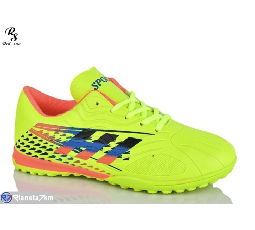 Футбольне взуття дитяче на весну/осінь (8 пар р.36-41) жовтий  "Red Sun"