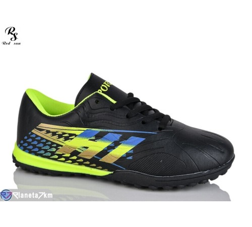 Футбольне взуття дитяче на весну/осінь (8 пар р.36-41) чорний  "Red Sun"