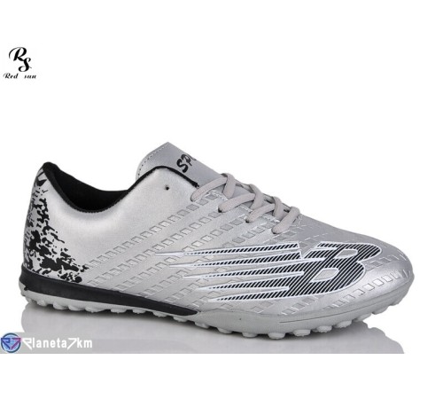 Футбольне взуття чоловіче на весну/осінь (8 пар р.41-46) срібний  "Red Sun"