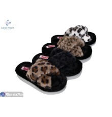 Тапки жіночі на зиму (12 пар р.36-41) мікс  "Acorus"