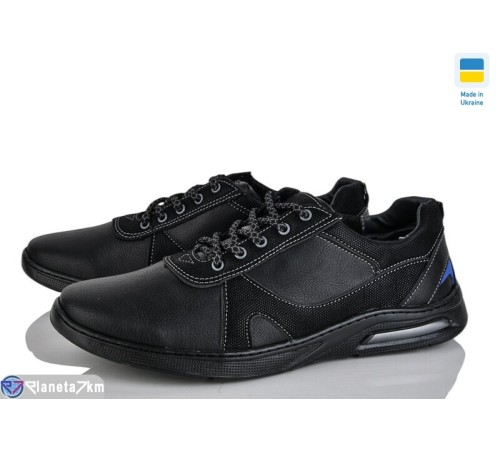 Кросівки чоловічі на весну/осінь (8 пар р.40-45) чорний  "LEOBAZA"