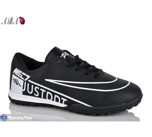 Футбольне взуття дитяче на весну/осінь (8 пар р.36-41) чорний  "Aba"