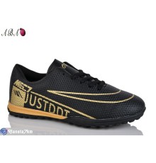 Футбольне взуття дитяче на весну/осінь (8 пар р.36-41) чорний  "Aba"