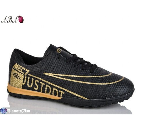 Футбольне взуття дитяче на весну/осінь (8 пар р.36-41) чорний  "Aba"