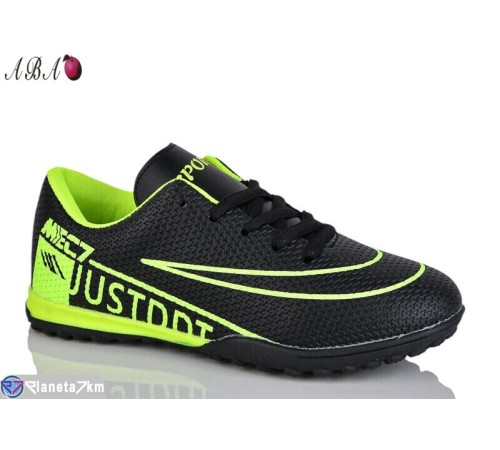 Футбольне взуття дитяче на весну/осінь (8 пар р.36-41) чорний  "Aba"