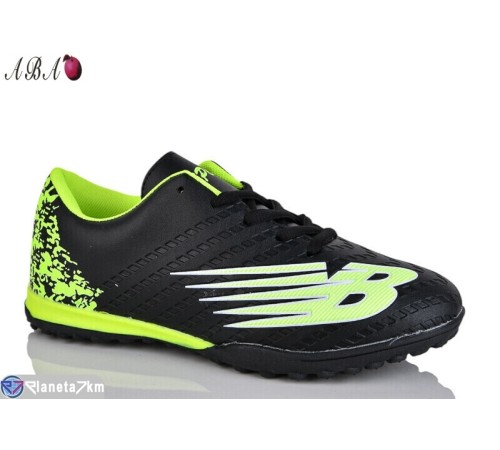 Футбольне взуття дитяче на весну/осінь (8 пар р.36-41) чорний  "Aba"