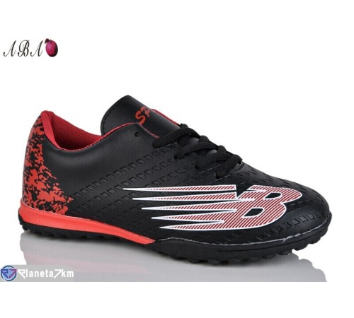 Футбольне взуття дитяче на весну/осінь (8 пар р.36-41) чорний  "Aba"