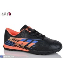 Футбольне взуття дитяче на весну/осінь (8 пар р.36-41) чорний  "Aba"