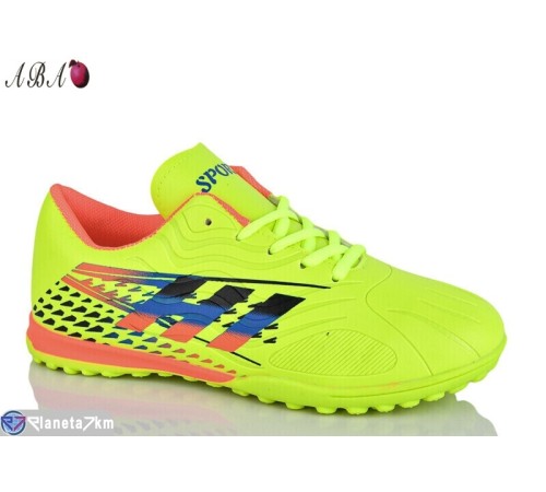 Футбольне взуття дитяче на весну/осінь (8 пар р.36-41) жовтий  "Aba"