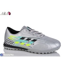 Футбольне взуття дитяче на весну/осінь (8 пар р.36-41) срібний  "Aba"