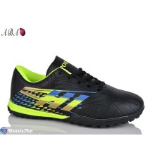 Футбольне взуття дитяче на весну/осінь (8 пар р.36-41) чорний  "Aba"