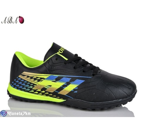 Футбольне взуття дитяче на весну/осінь (8 пар р.36-41) чорний  "Aba"