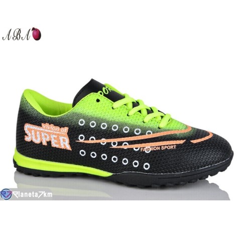 Футбольне взуття дитяче на весну/осінь (8 пар р.36-41) чорний  "Aba"