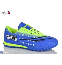 Футбольне взуття дитяче на весну/осінь (8 пар р.36-41) синій  "Aba"