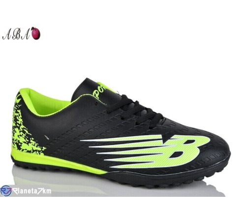 Футбольне взуття чоловіче на весну/осінь (8 пар р.41-46) чорний  "Aba"