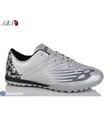 Футбольне взуття чоловіче на весну/осінь (8 пар р.41-46) срібний  "Aba"