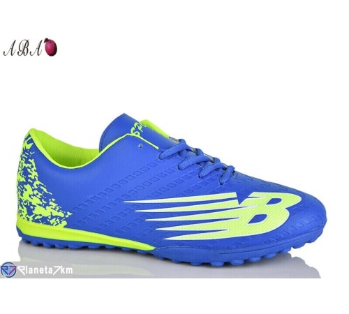Футбольне взуття чоловіче на весну/осінь (8 пар р.41-46) синій  "Aba"