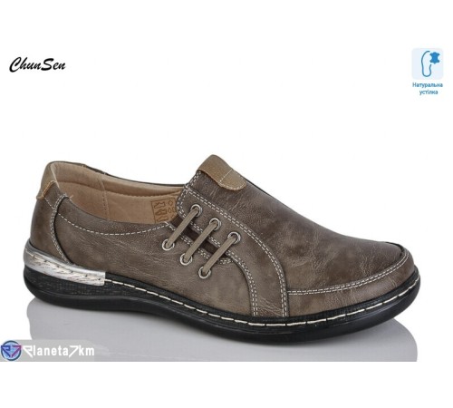 Туфлі жіночі на весну/осінь (8 пар р.37-42) коричневий  "Chunsen"