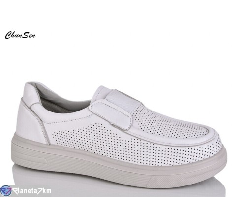 Туфлі жіночі на весну/осінь (8 пар р.36-41) білий  "Chunsen"