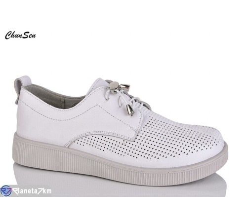 Туфлі жіночі на весну/осінь (8 пар р.36-41) білий  "Chunsen"