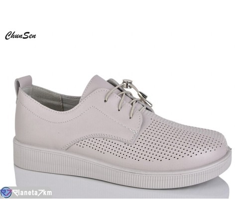 Туфлі жіночі на весну/осінь (8 пар р.36-41) бежевий  "Chunsen"