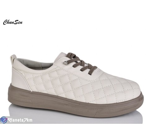 Туфлі жіночі на весну/осінь (8 пар р.36-41) бежевий  "Chunsen"