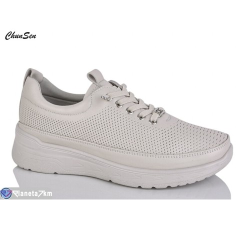 Кросівки жіночі на весну/осінь (8 пар р.36-41) бежевий  "Chunsen"