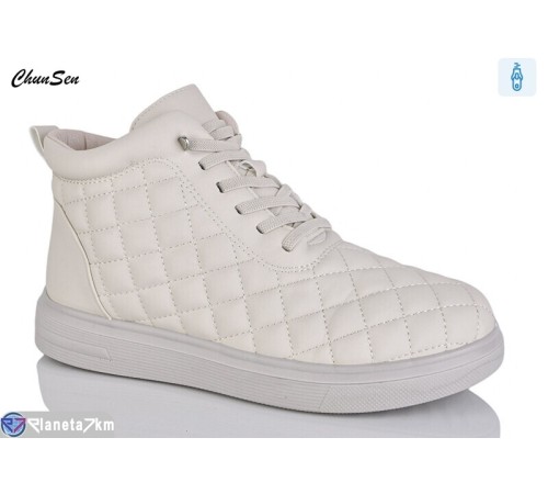 Черевики жіночі на весну/осінь (8 пар р.36-41) бежевий  "Chunsen"