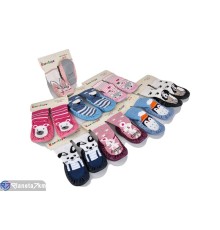 Пінетки дитячі на весну/осінь (12 пар р.16-21) мікс  "LUXORIS"