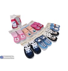 Пінетки дитячі на весну/осінь (12 пар р.16-21) мікс  "LUXORIS"