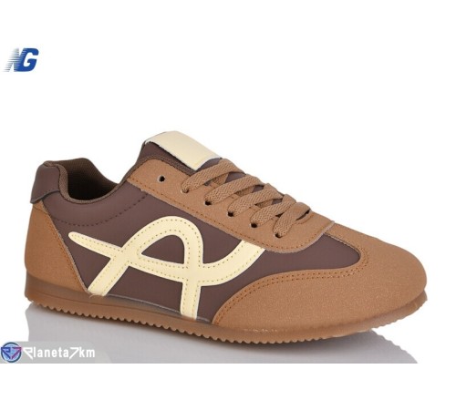 Кросівки жіночі на весну/осінь (8 пар р.36-41) коричневий  "Navigator"