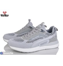 Кросівки чоловічі на весну/осінь (8 пар р.41-46) сірий  "SUBA"