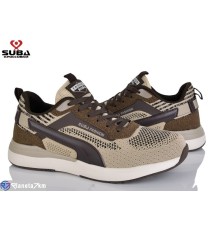 Кросівки чоловічі на весну/осінь (8 пар р.41-46) коричневий  "SUBA"