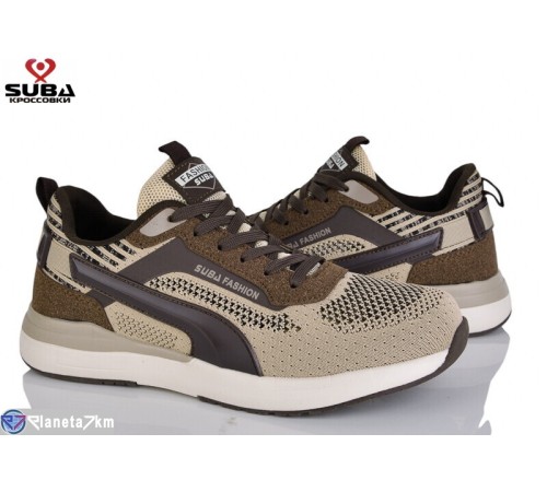 Кросівки чоловічі на весну/осінь (8 пар р.41-46) коричневий  "SUBA"