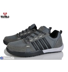 Кросівки чоловічі на весну/осінь (8 пар р.41-46) сірий  "SUBA"