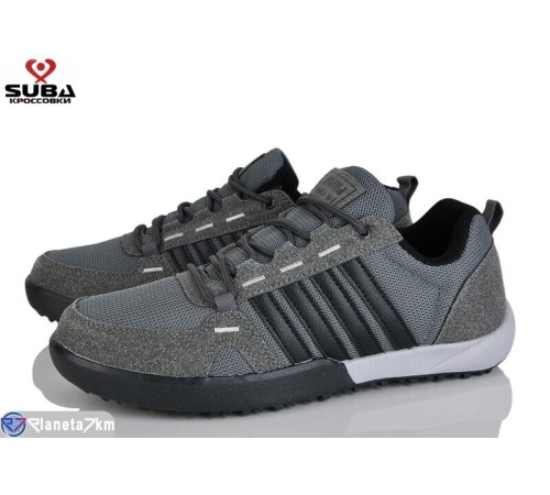 Кросівки чоловічі на весну/осінь (8 пар р.41-46) сірий  "SUBA"