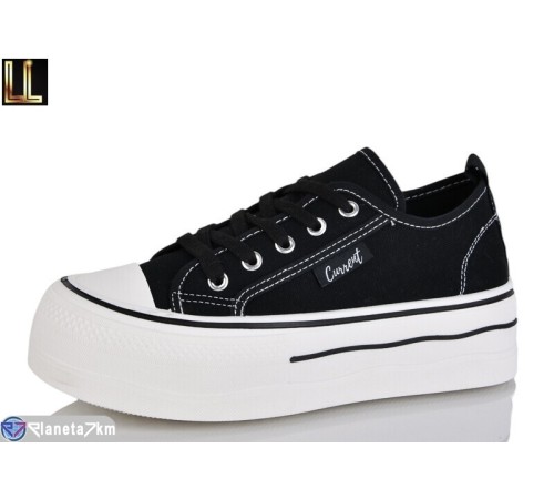 Кеди жіночі на весну/осінь (8 пар р.37-41) чорний  "Lilin"