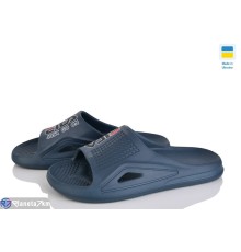 Шлепки дитячі на літо (6 пар р.36-41) синій  "Ladmir"