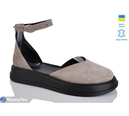 Туфлі жіночі на літо (6 пар р.36-40) сірий  "LIKA"