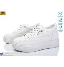 Кросівки жіночі на весну/осінь (8 пар р.36-40) бежевий  "Mei De Li"