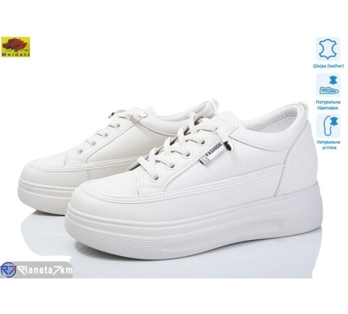 Кросівки жіночі на весну/осінь (8 пар р.36-40) бежевий  "Mei De Li"