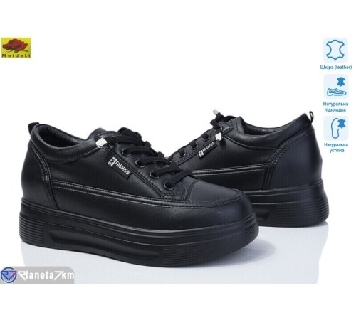 Кросівки жіночі на весну/осінь (8 пар р.36-40) чорний  "Mei De Li"