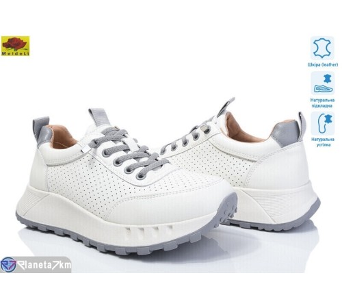 Кросівки жіночі на весну/осінь (8 пар р.36-40) білий  "Mei De Li"